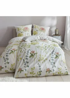 bonprix Bettwäsche|Linon-Bettwäsche cremeweiß