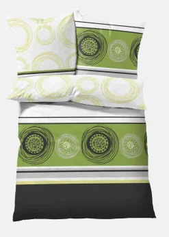 bonprix Bettwäsche|Linon-Bettwäsche grün