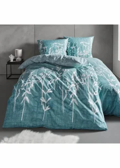 bonprix Bettwäsche|Linon-Bettwäsche mint