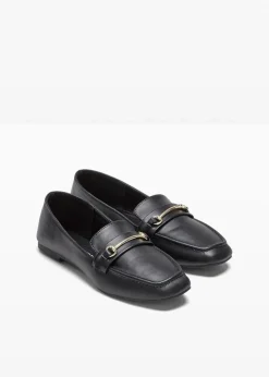 bonprix Slipper & Halbschuhe|Loafer|Loafer schwarz