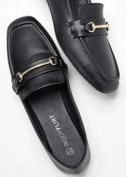bonprix Slipper & Halbschuhe|Loafer|Loafer schwarz