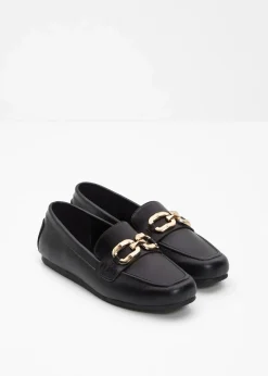 bonprix Slipper & Halbschuhe|Loafer|Loafer schwarz
