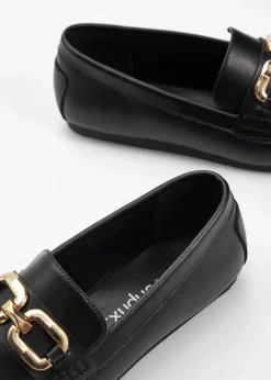 bonprix Slipper & Halbschuhe|Loafer|Loafer schwarz