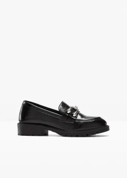 bonprix Slipper & Halbschuhe|Loafer|Loafer schwarz