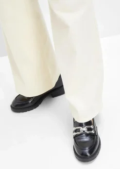 bonprix Slipper & Halbschuhe|Loafer|Loafer schwarz