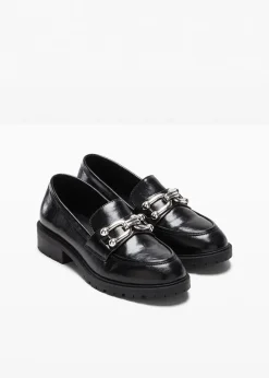 bonprix Slipper & Halbschuhe|Loafer|Loafer schwarz