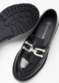 bonprix Slipper & Halbschuhe|Loafer|Loafer schwarz
