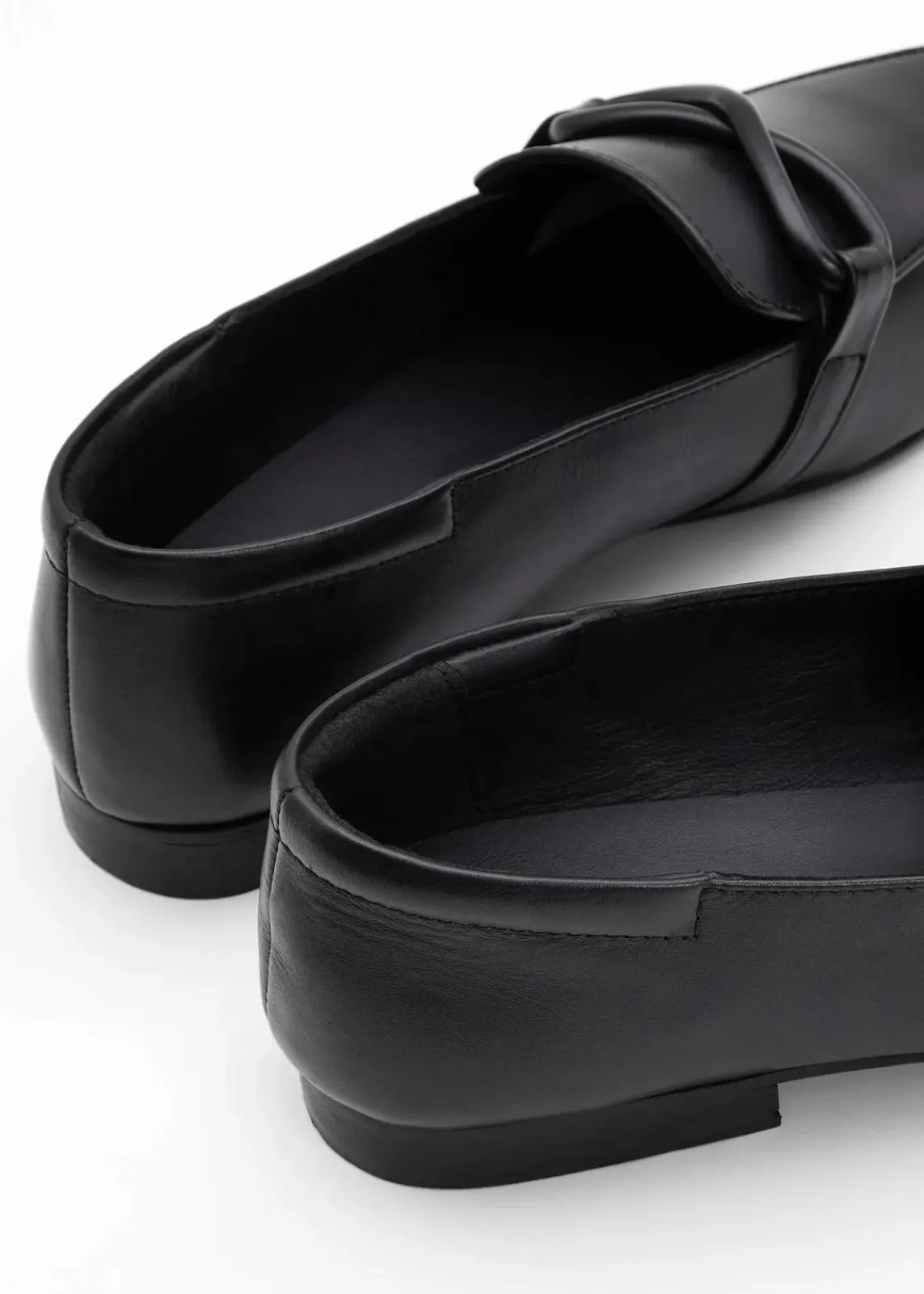 bonprix Slipper & Halbschuhe|Loafer|Loafer aus Leder schwarz