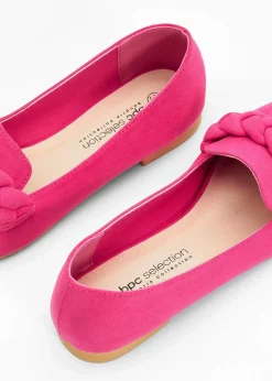 bonprix Slipper & Halbschuhe|Loafer|Loafer mit Flechtdetails pinklady