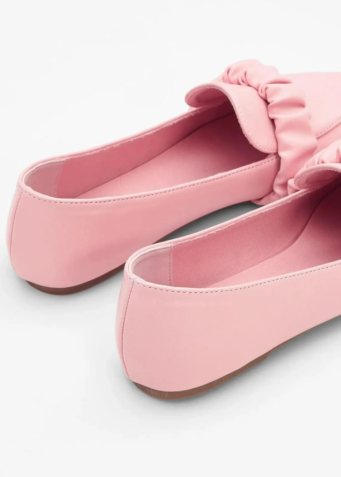 bonprix Slipper & Halbschuhe|Loafer|Loafer mit Raffung rosa