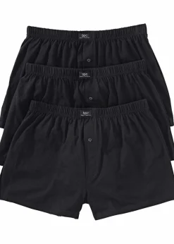 Lockere Jersey Boxershorts aus Baumwolle (3er Pack)|bonprix