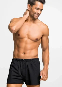 Lockere Jersey Boxershorts aus Baumwolle (3er Pack)|bonprix