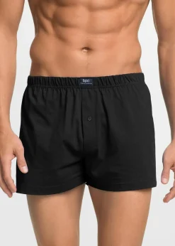 Lockere Jersey Boxershorts aus Baumwolle (3er Pack)|bonprix