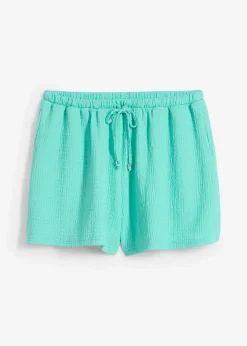 Lockere Schlupf-Shorts aus strukturiertem Crêpe|bonprix Clearance