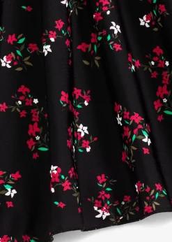 bonprix Bademode·Tankinis|Bademode·Große Cups D-F|Long Tankini (2-tlg.Set) schwarz floral