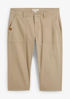 bonprix Große Größen|Shorts|Long-Bermuda aus reiner Baumwolle Regular Fit new khaki