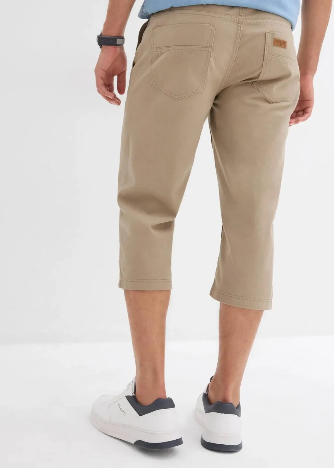 bonprix Große Größen|Shorts|Long-Bermuda aus reiner Baumwolle Regular Fit new khaki