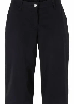 bonprix Bekleidung·Outdoorbekleidung|Bekleidung·Kleider|Long-Bermuda mit elastischem Bund schwarz