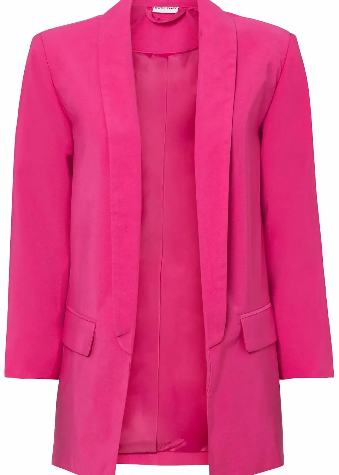 bonprix Blazer|Nachhaltigere Materialien|Longblazer aus Viskose-Mix pinklady