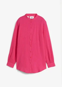 Longbluse aus luftigem Musselin|bonprix Online