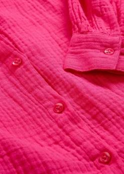 Longbluse aus luftigem Musselin|bonprix Online