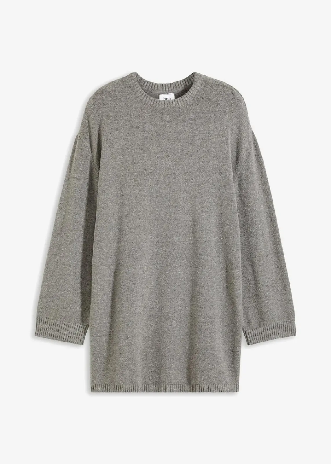 Long-Feinstrickpullover mit Seitenschlitzen aus Viskose-Mix|bonprix Discount