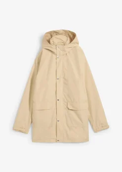 bonprix Große Größen|Jacken & Mäntel|Longjacke, Loose Fit grünbeige
