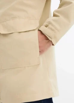 bonprix Große Größen|Jacken & Mäntel|Longjacke, Loose Fit grünbeige