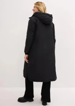 bonprix Bekleidung·Hosen|Jacken & Mäntel|Long-Parka schwarz