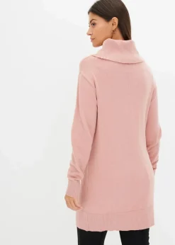 bonprix Pullover & Strickjacken|Bekleidung·Jeans|Longpullover vintagerosa