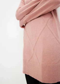 bonprix Pullover & Strickjacken|Bekleidung·Jeans|Longpullover vintagerosa