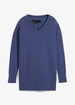 bonprix Bekleidung·Umstandsmode|Strickmode|Long-Pullover indigo