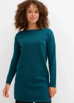 Longpullover mit recycelter Baumwolle|bonprix Online
