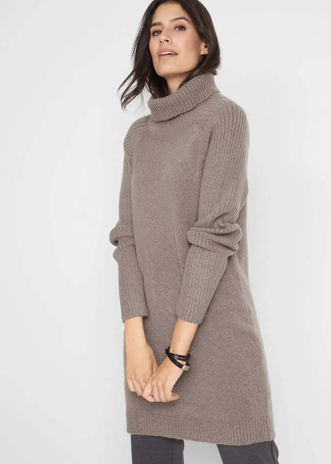 Longpullover mit Rollkragen|bonprix Online