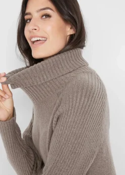 Longpullover mit Rollkragen|bonprix Online