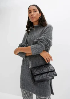 Longpullover mit Zopfmuster|bonprix Outlet