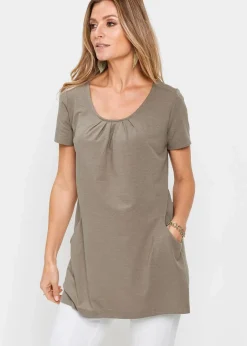 Longshirt mit Viskose|bonprix Clearance