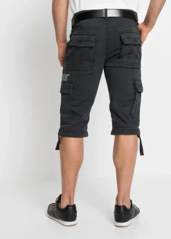 Long-Stretch-Bermuda mit Cargotaschen, Regular Fit|bonprix Sale