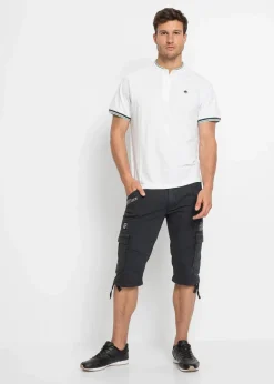 Long-Stretch-Bermuda mit Cargotaschen, Regular Fit|bonprix Sale
