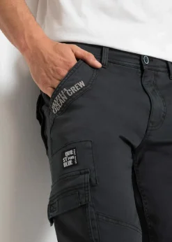 Long-Stretch-Bermuda mit Cargotaschen, Regular Fit|bonprix Sale
