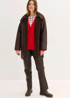 Longstrickjacke aus softem Viskose-Mix|bonprix Hot