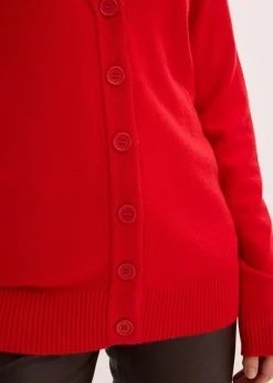 Longstrickjacke aus softem Viskose-Mix|bonprix Hot