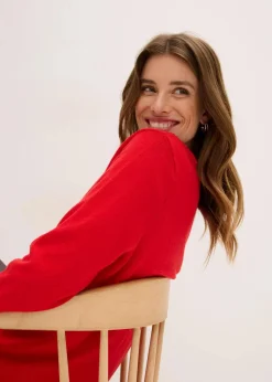 Longstrickjacke aus softem Viskose-Mix|bonprix Hot