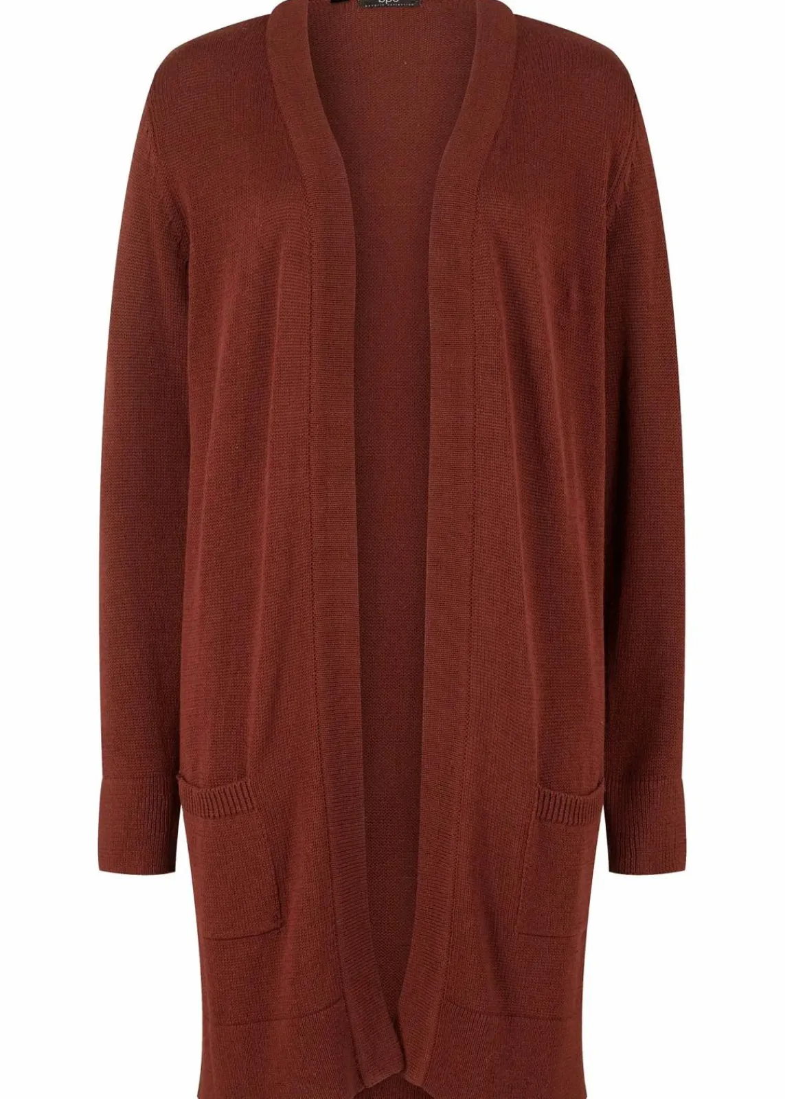 bonprix Bekleidung·Röcke|Bekleidung·Jeans|Longstrickjacke, Langarm mahagonibraun
