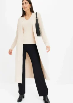 Longstrickjacke mit Viskose|bonprix Outlet