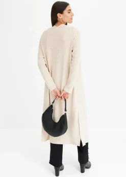 Longstrickjacke mit Viskose|bonprix Outlet