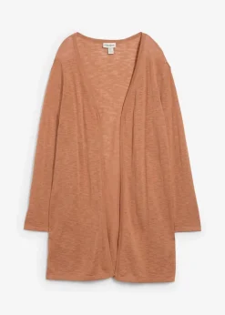 bonprix Bekleidung·Röcke|Bekleidung·Jeans|Longstrickjacke, offen schokosorbet