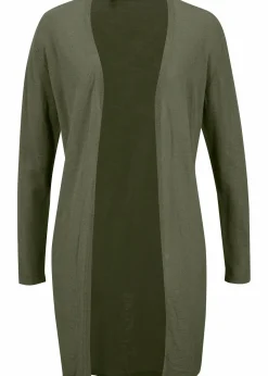 Longstrickjacke, offen|bonprix Online