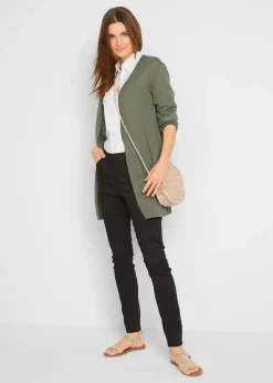 Longstrickjacke, offen|bonprix Online