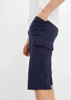 Long-Sweat-Cargobermuda aus reiner Baumwolle, Regular Fit|bonprix Clearance